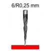 6mm, radius R0.25 +15.00 лв.